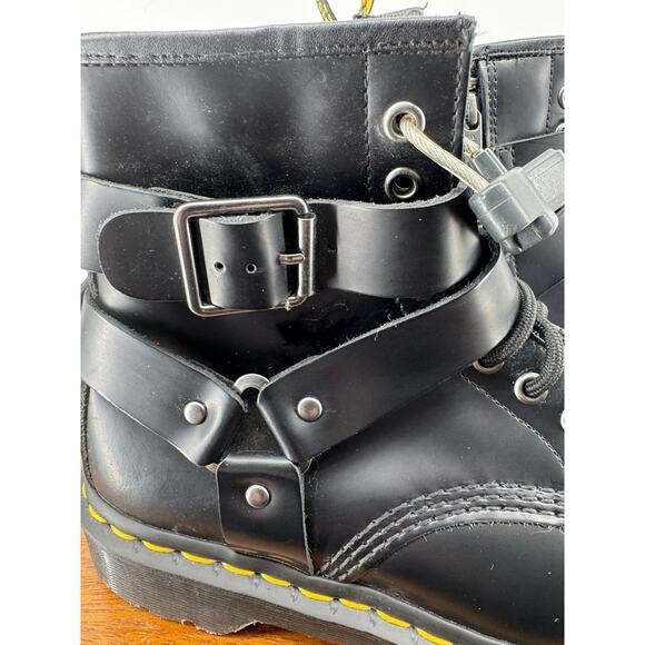 DR. MARTENS Cristofor Leather Harness Lace up Boots Size Men's 5 Ladies 6 - Picture 8 of 13